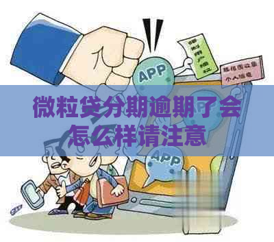 微粒贷分期逾期了会怎么样请注意