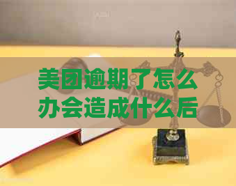 美团逾期了怎么办会造成什么后果几个月