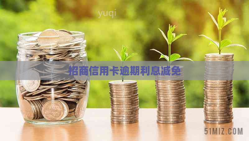 招商信用卡逾期利息减免