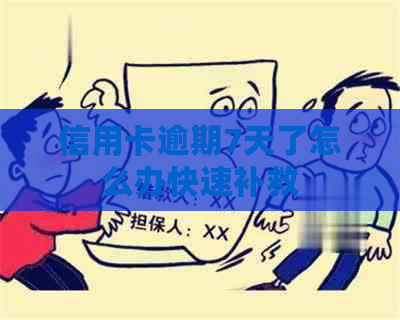 信用卡逾期7天了怎么办快速补救