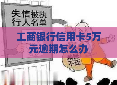 工商银行信用卡5万元逾期怎么办