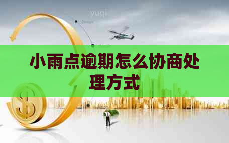 小雨点逾期怎么协商处理方式