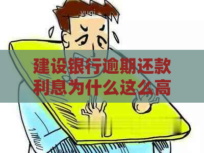 建设银行逾期还款利息为什么这么高