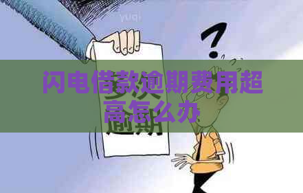 闪电借款逾期费用超高怎么办