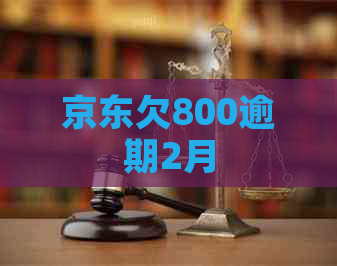 京东欠800逾期2月