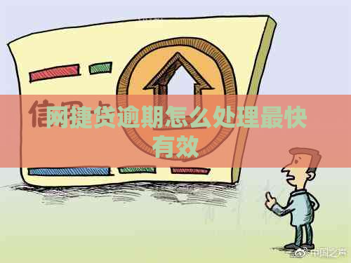 网捷贷逾期怎么处理最快有效