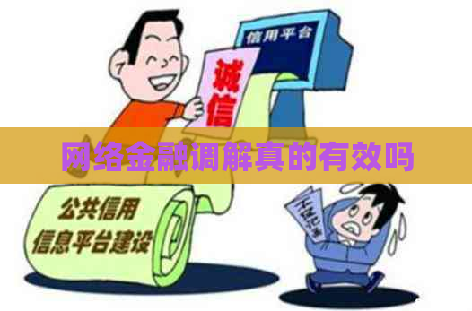 网络金融调解真的有效吗