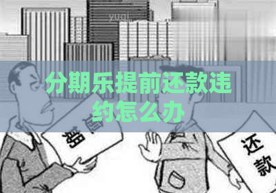 提前还款违约怎么办