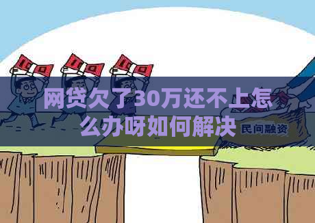网贷欠了30万还不上怎么办呀如何解决