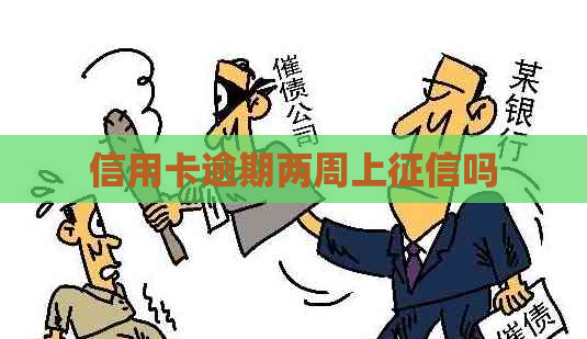 信用卡逾期两周上吗