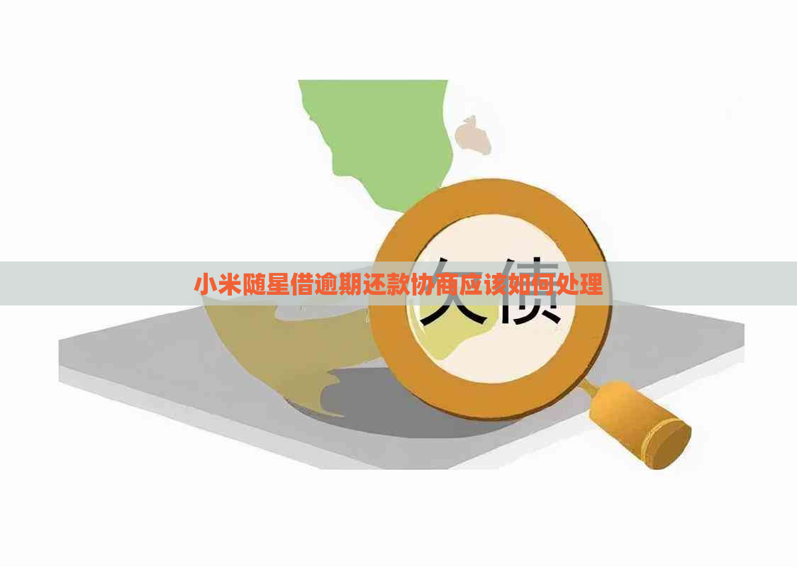 小米随星借逾期还款协商应该如何处理