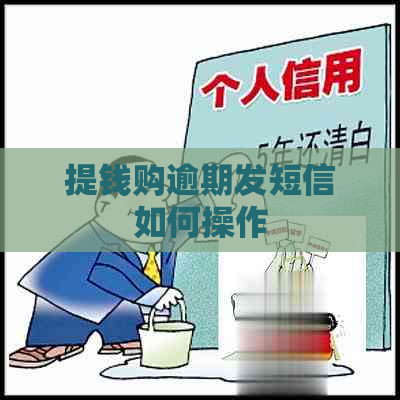 提钱购逾期发短信如何操作