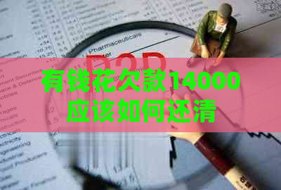 有钱花欠款14000应该如何还清