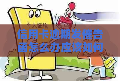 信用卡逾期发催告函怎么办应该如何处理