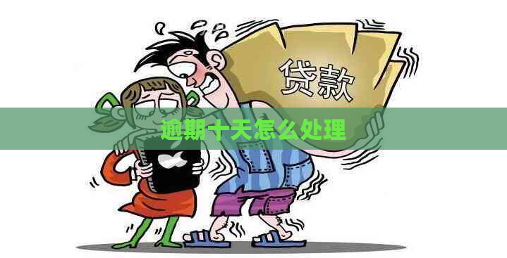 逾期十天怎么处理
