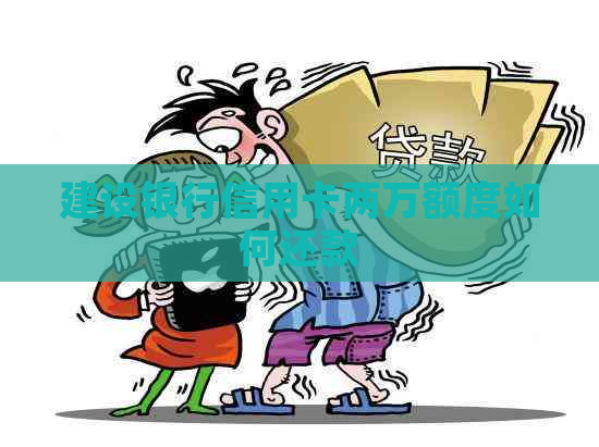建设银行信用卡两万额度如何还款