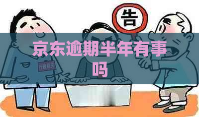 京东逾期半年有事吗