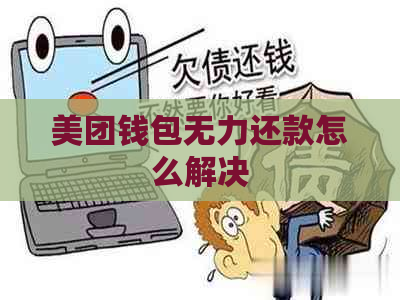 美团钱包无力还款怎么解决