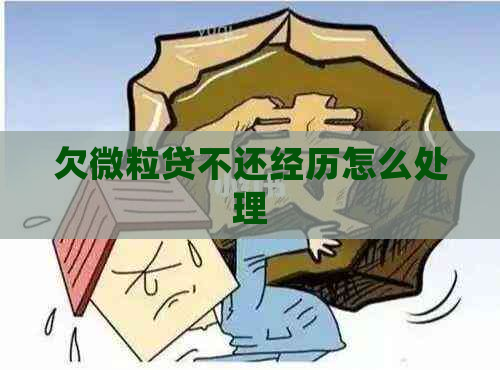 欠微粒贷不还经历怎么处理