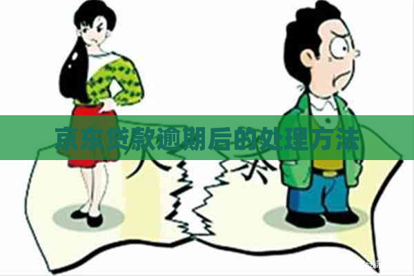 京东贷款逾期后的处理方法