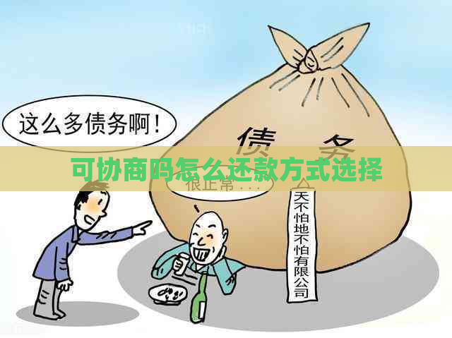 可协商吗怎么还款方式选择