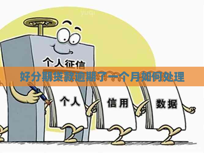 贷款逾期了一个月如何处理