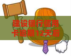 建设银行信用卡逾期12天后会发生什么