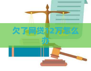 欠了网贷12万怎么办