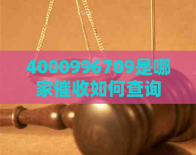 4000996709是哪家如何查询