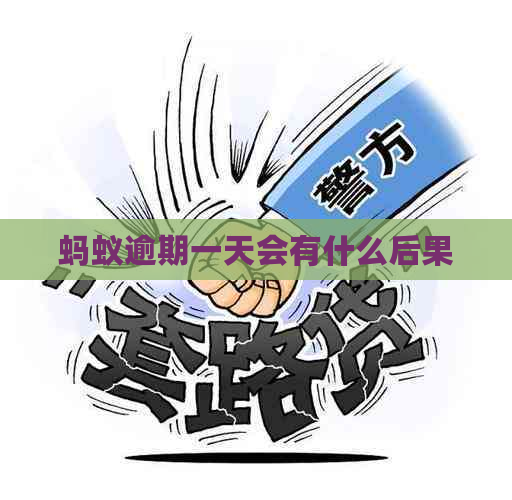 蚂蚁逾期一天会有什么后果