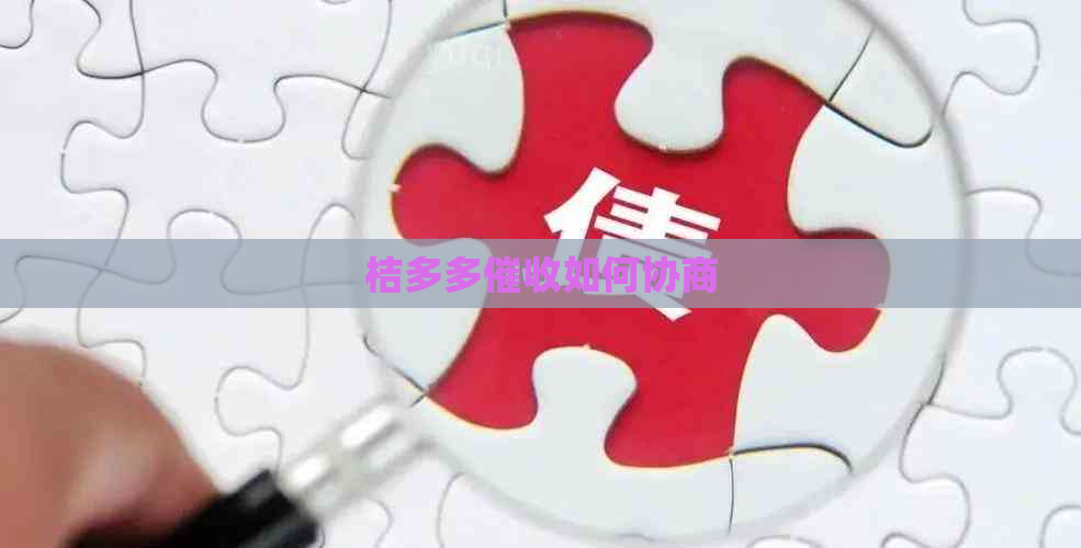 桔多多如何协商