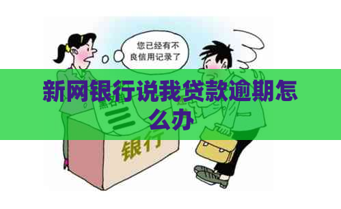 新网银行说我贷款逾期怎么办