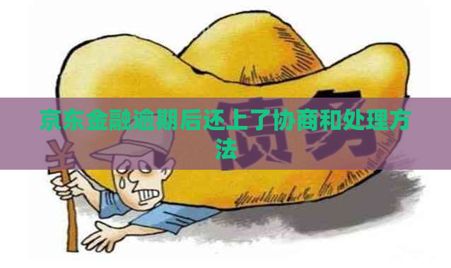 京东金融逾期后还上了协商和处理方法