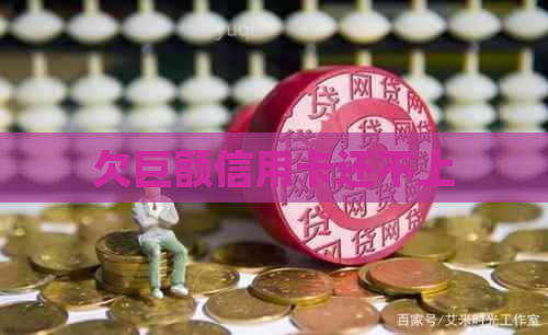 欠巨额信用卡还不上