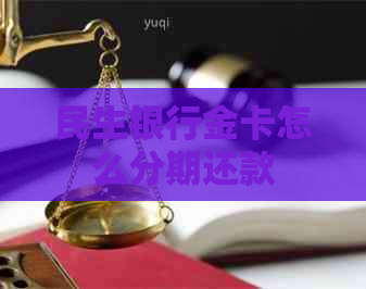民生银行金卡怎么分期还款
