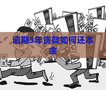 逾期3年贷款如何还本金
