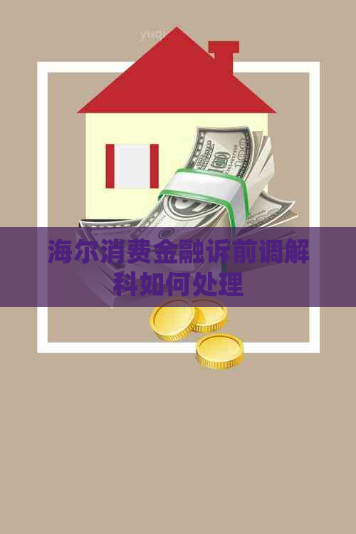 海尔消费金融诉前调解科如何处理
