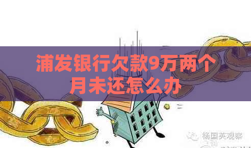 浦发银行欠款9万两个月未还怎么办
