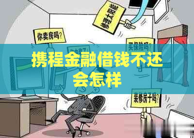携程金融借钱不还会怎样