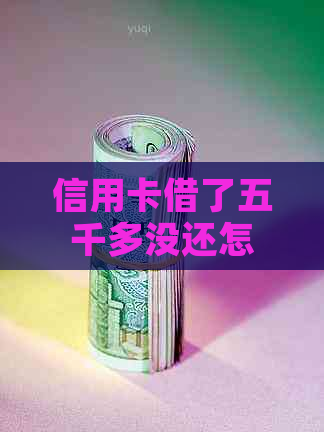 信用卡借了五千多没还怎么办