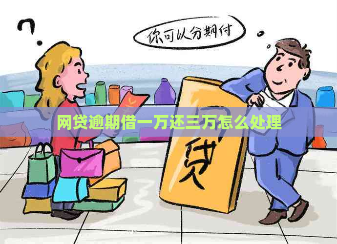 网贷逾期借一万还三万怎么处理