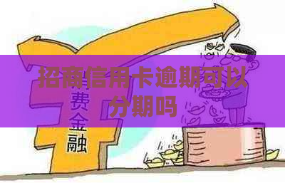 招商信用卡逾期可以分期吗