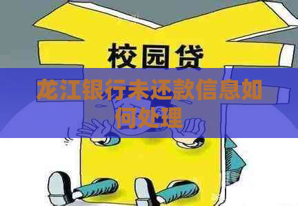 龙江银行未还款信息如何处理