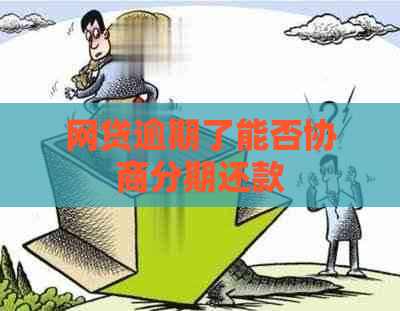 网贷逾期了能否协商分期还款