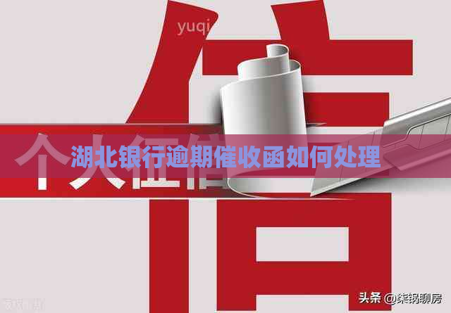 湖北银行逾期函如何处理