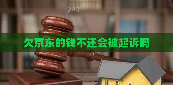 欠京东的钱不还会被起诉吗