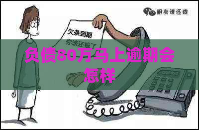 负债80万马上逾期会怎样