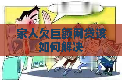 家人欠巨额网贷该如何解决