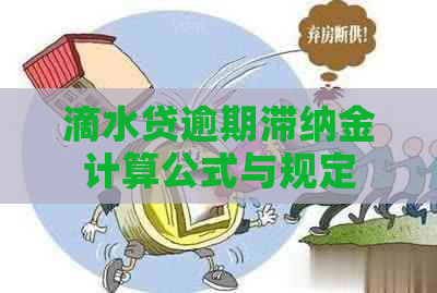 滴水贷逾期滞纳金计算公式与规定