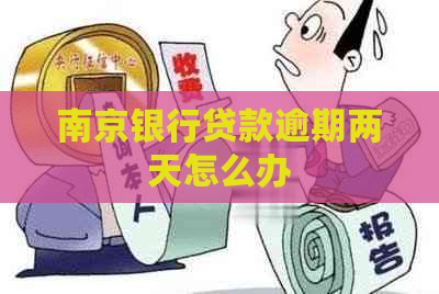 南京银行贷款逾期两天怎么办